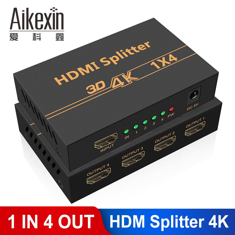 Ʈ HD 4K HDMI й 1X4 Ʈ 3D UHD 1080p 4K x 2K  HDMI ġ ó, HDMI 1 Է 4   ÷